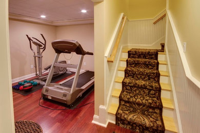 Home gym - traditional home gym idea in Boston