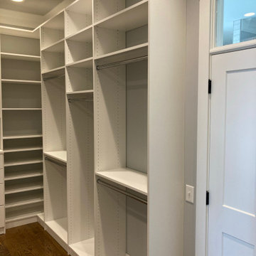 Custom Built-In Storage in White