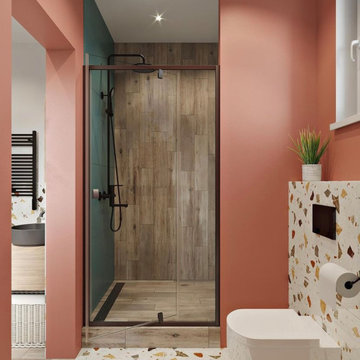 Coral Variety Bathroom Design