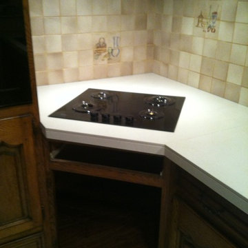 Cuisine avec plan de travail en ceramique Neolith Arena 12mmki