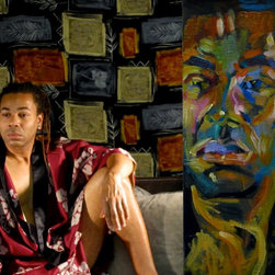 when a human meets their portrait - Paintings