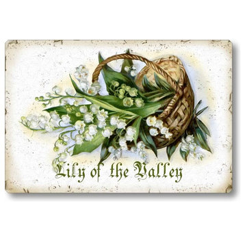 Vintage-Style Lily of the Valley Sign