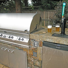 beer tap and bbq