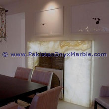 Sliding onyx cabinets