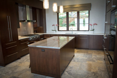 Kitchens- Mixed Materials on Counters