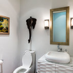 Powder room - Contemporary - Powder Room - Brisbane - by ...