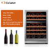 Ca'Lefort 24" 46-Bottle Built-In Wine Cooler Dual Zone Refrigerator Low Noise