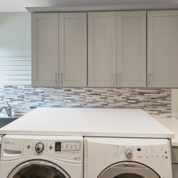 Excess Master Bedroom Space Converted to a Convenient Laundry Room