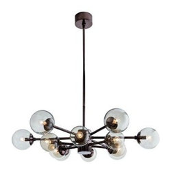 Karrington Chandelier - Brown Nickel - Clayton Gray Home - Chandeliers