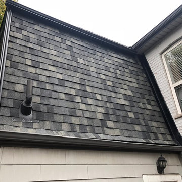 Oxford- new roof, custom aluminum, new eavestrough, re-struck-sure porch roof