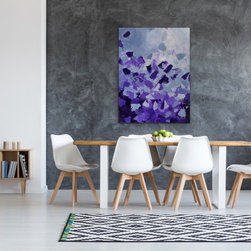 Preethi Arts - 40"x30" Blendedby Preethi: Original Large Modern Painting - Paintings