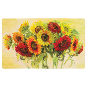 Mohawk Home Gathering Sunflowers Multi 1' 6" x 2' 6" Kitchen Mat