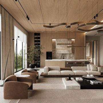 Luxury Modern Minimalist Villa Interior Design | Meydan, Dubai