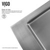 VIGO 33" Bedford Stainless Steel Farmhouse Kitchen Sink With Norwood Faucet
