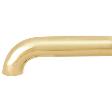 Alno A0024 Compliant 24" Shower / Bathroom Grab Bar - Unlacquered Brass