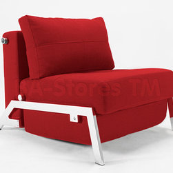 "INNOVATION USA" CUBED DELUXE CHAIR IN BASIC RED - Armchairs And Accent Chairs