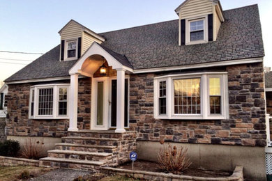 Example of a classic exterior home design in Boston