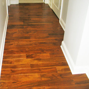 Engineered Prefinished Scraped Acacia Wood Floors