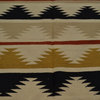 Navajo Style Rug Hand Woven Colorful 5x7 100% Wool Reversible Flat Weave