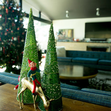 My Houzz: Sparkly Christmas Touches in a Midcentury Texas Home