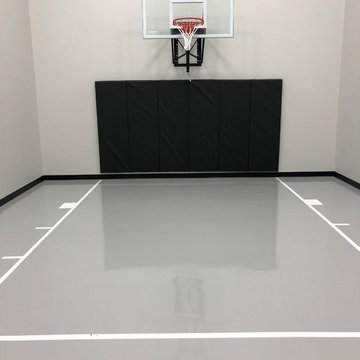 Home Gym and Basketball Court - Plymouth