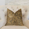 Cypress Field Brown Luxury Throw Pillow, 18"x18"