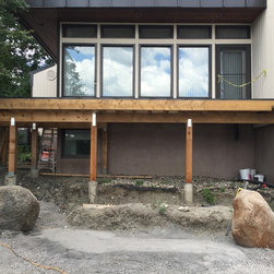 Second Story Stone Deck - Landscaping Stones And Pavers