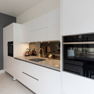 Open plan kitchen dinner