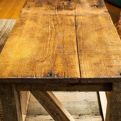 Reclaimed Oak and Chestnut Coffee Table - Furniture