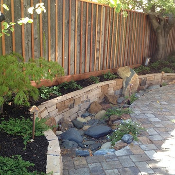 Ledgestone retention pond