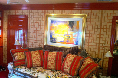 Example of a living room design in Dallas