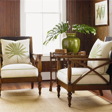 Island Estate Loose Back Avalon Wicker Chair