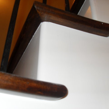 Radius stair case in Torrance Riviera CA