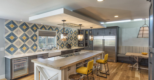 Kitchen of the Week: Tile Sets the Tone in a Modern Farmhouse Kitchen