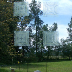 Bird's Eye View - 4 inch Color Bird Defelctor - 6 pack - Window Film