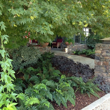 English Garden for a Craftsman Remodel at Home Ranch
