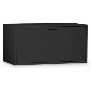 Ofm Marque Series Single Unit Curved Reception Desk In Cherry
