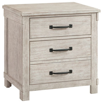 Jack 2-Drawer Nightstand With USB Ports