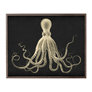 Black Background, Ivory Octopus