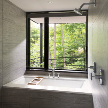 Terraced House - Elm Grove - Modern Bathroom with Double Wet Room Shower and a F