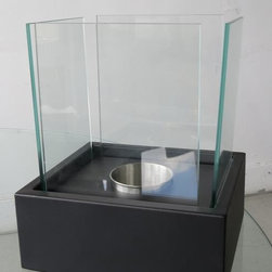 "Delux" Modern Table Top Ventless Ethanol Fireplace - Tabletop Fireplaces