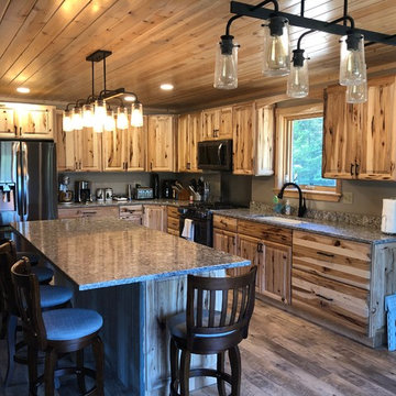 Rustic Hickory kitchen