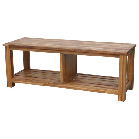Tiburon TV Bench , Amber