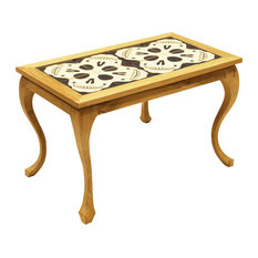 Skull Ceramic Tile Coffee Table