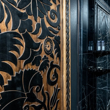 Hand-Carved Barn Door