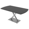 5 Ft Arc Rectangle Conference Room Table X Base With Electric Module