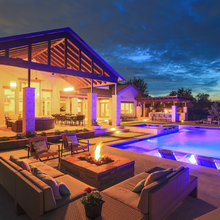 pool and yard