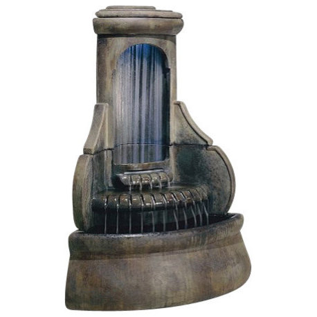 Falling Diamonds Outdoor Corner Fountain, Relic Sargasso