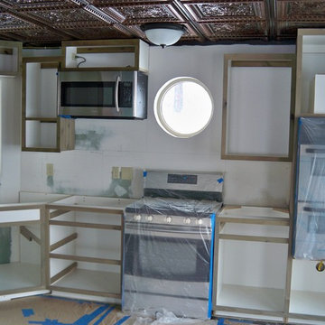 Alder/Walnut Kitchen cabinets