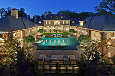 Inspiration for a traditional pool in DC Metro.